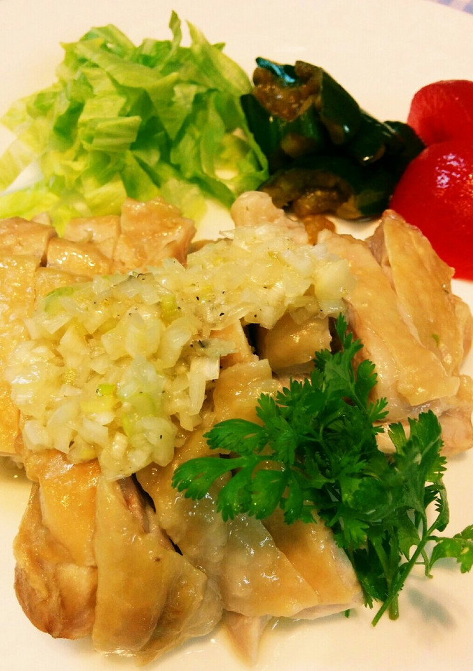 蒸し鶏のエスニックねぎだれ-レシピのメイン写真