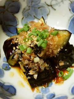 揚げ茄子(ゴマ醤油だれ味)-レシピのメイン写真