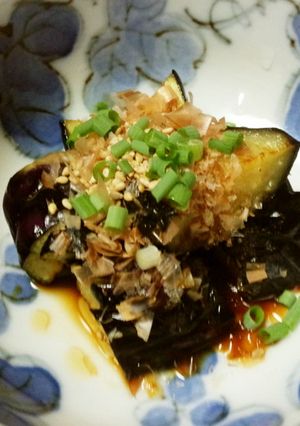揚げ茄子(ゴマ醤油だれ味)-レシピのメイン写真