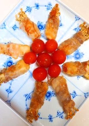 干しえのきの豚肉巻き♪-レシピのメイン写真