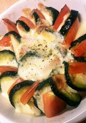 ✱ズッキーニとトマトのチーズ焼き✱-レシピのメイン写真