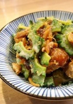 【簡単】苦くない！ゴーヤのマグロ煮和え-レシピのメイン写真