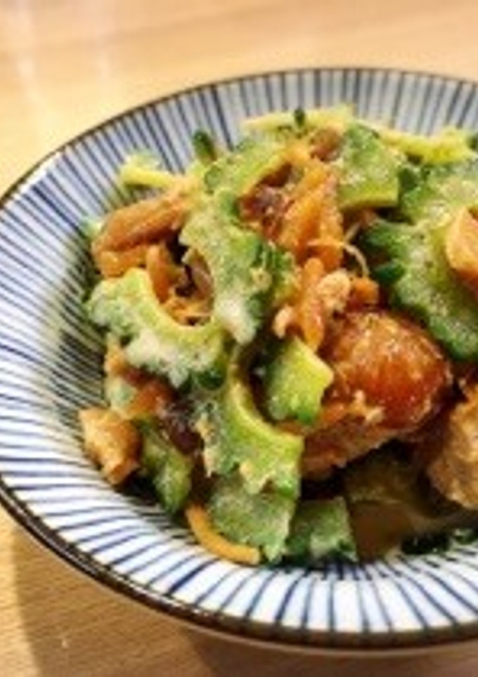 【簡単】苦くない！ゴーヤのマグロ煮和え-レシピのメイン写真