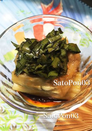 アレンジ☆焼き茄子☆ニラ山椒風味-レシピのメイン写真