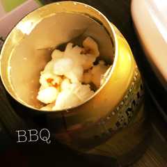รูปของ BBQ☆【簡単】空き缶でポップコーンを♪