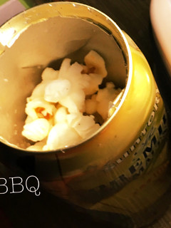 BBQ☆【簡単】空き缶でポップコーンを♪-レシピのメイン写真