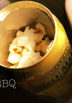 BBQ☆【簡単】空き缶でポップコーンを♪-レシピのメイン写真