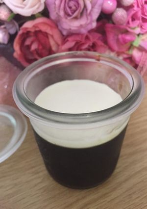 材料３つ　ボトルコーヒーでコーヒーゼリー-レシピのメイン写真