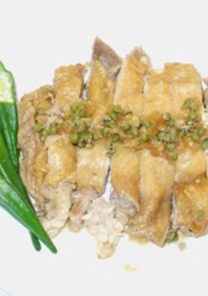 鶏もも肉の山椒蒸し♪簡単！電子レンジで-レシピのメイン写真