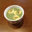 バナナと生姜の緑茶ラテ