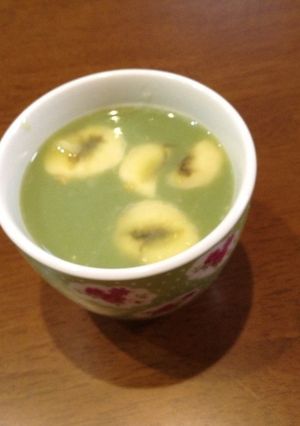 バナナと生姜の緑茶ラテ-レシピのメイン写真