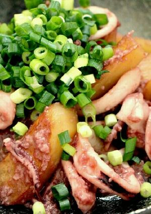 甘酒で♪簡単！イカじゃがの麹炒め-レシピのメイン写真