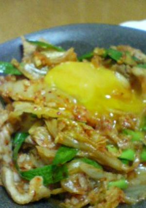 薬味が効いた豚キムチ-レシピのメイン写真