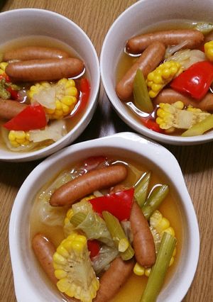 ほっこり(*^^*)お野菜たっぷりスープ-レシピのメイン写真