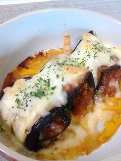 なすのミート包みチーズ焼き♪-レシピのメイン写真