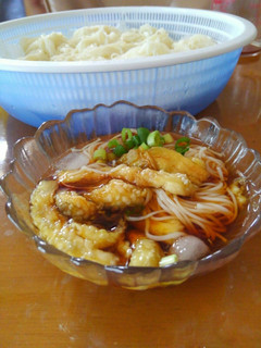 焼きナス浸した冷え冷えそうめん-レシピのメイン写真