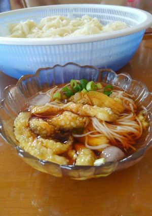 焼きナス浸した冷え冷えそうめん-レシピのメイン写真