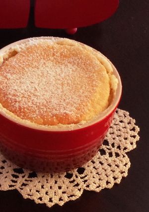 ラムカンでチョコチップバニラスフレ♡-レシピのメイン写真