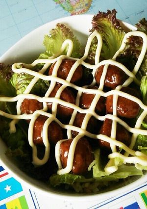 超簡単♪夏休みのミートボール丼-レシピのメイン写真