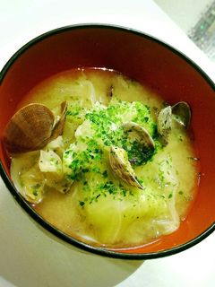 つまみになる☆あさりの酒蒸しお味噌汁-レシピのメイン写真
