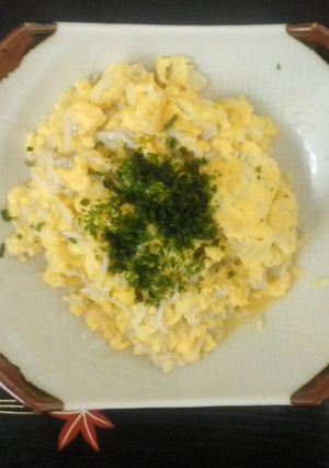 油を使わない釜揚げシラスの卵綴じ-レシピのメイン写真