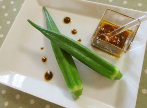 おくらのカレーオイルかけ☆ソース簡単絶品-レシピのメイン写真