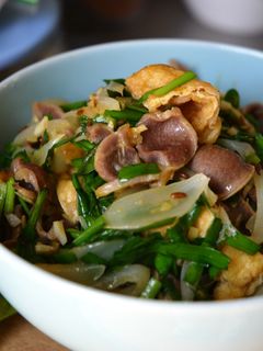 夏を乗り切る☆砂肝と油あげのカレー炒め-レシピのメイン写真