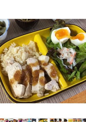炊飯器にお任せ!カオマンガイ-レシピのメイン写真