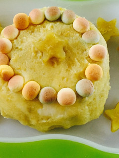 簡単☆1歳さつまいものお誕生日ケーキ ☆-レシピのメイン写真