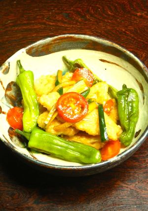 鶏むね肉の南蛮漬・冷たいおいしい低カロリ-レシピのメイン写真