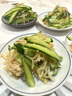 切り干し大根とキュウリの酢の物-レシピのメイン写真