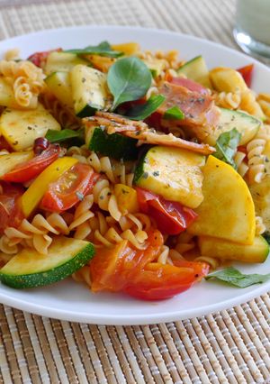 ズッキーニのマカロニパスタ-レシピのメイン写真