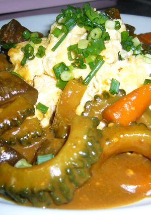 ふわふわ玉子でゴーヤチャンプルカレー風味-レシピのメイン写真