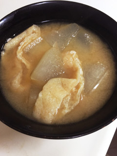 冬瓜と油揚げの味噌汁-レシピのメイン写真