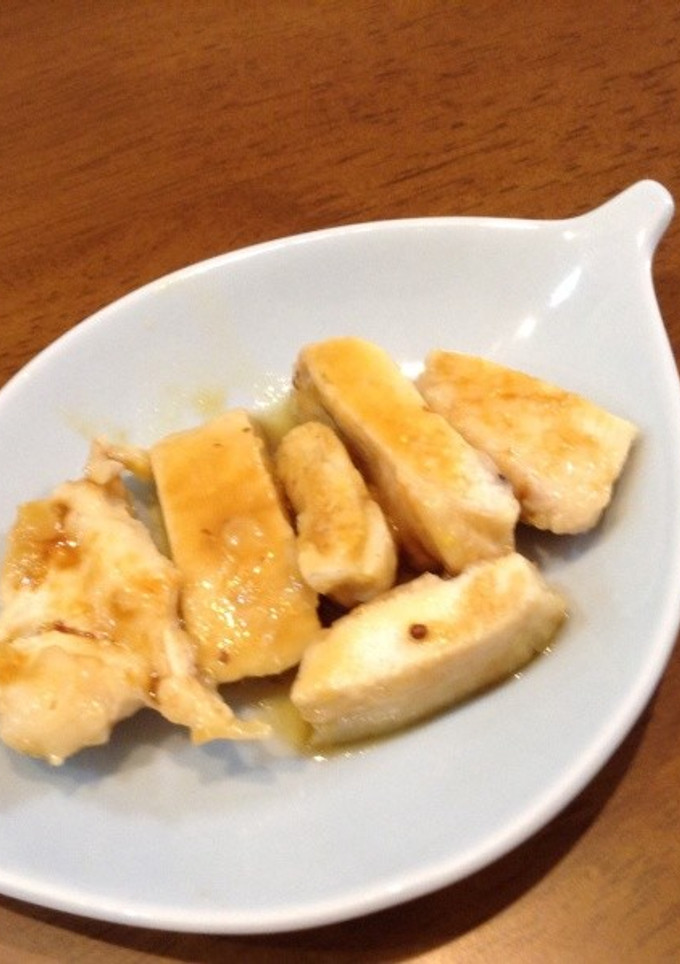 とり胸肉のハニーマスタードほうじ茶焼き-レシピのメイン写真