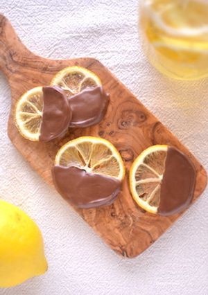 レモン酢使用のレモンピールチョコ-レシピのメイン写真