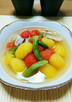 ✨お鍋一つ✴で、できる和風トマトスープ-レシピのメイン写真