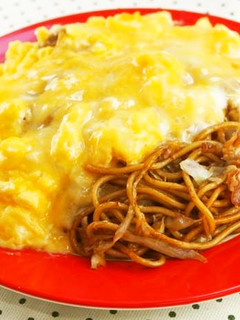 簡単!チーズオム焼きそば-レシピのメイン写真