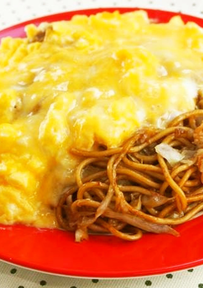 簡単！チーズオム焼きそば-レシピのメイン写真