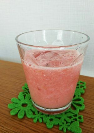 甘酒とスイカのスムージー-レシピのメイン写真