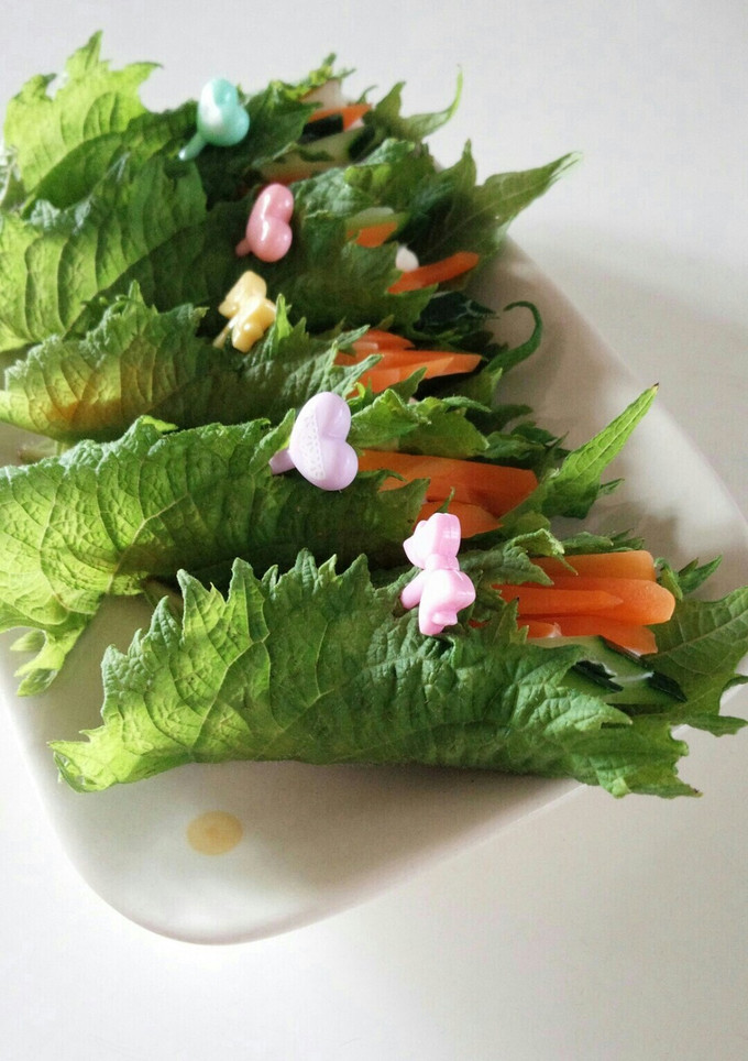 簡単☆ちくわと野菜の大葉巻き-レシピのメイン写真