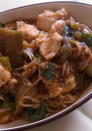 鶏ナス麻婆-レシピのメイン写真