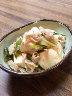 ナンプラー風味の肉豆腐♪-レシピのメイン写真