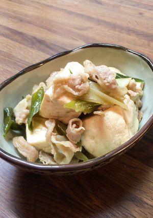 ナンプラー風味の肉豆腐♪-レシピのメイン写真
