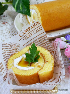 HMで簡単♥ぷるとろっプリンロールケーキ-レシピのメイン写真