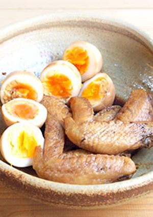 《超簡単》鶏手羽と玉子の橙ポン酢漬け-レシピのメイン写真