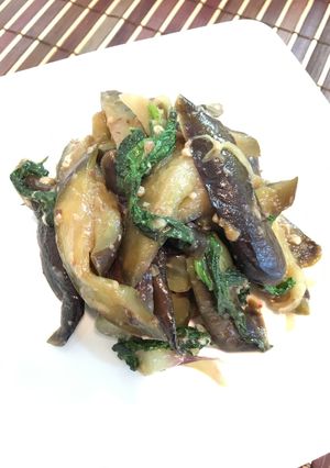 青じその消費にも！ナスの香味炒め-レシピのメイン写真