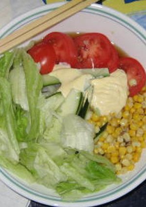 暑いときのサラダうどん-レシピのメイン写真