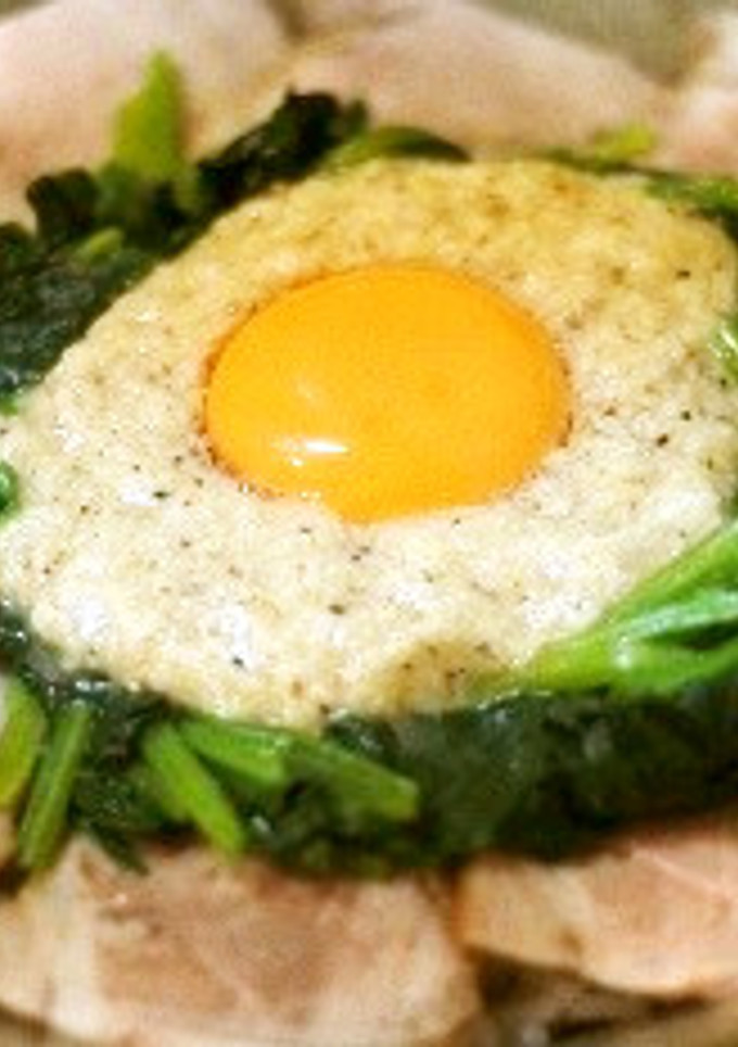焼豚とろろ丼-レシピのメイン写真