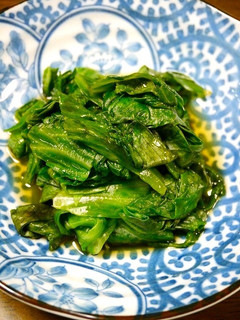 レンジで簡単!堅いレタスの中華おひたし-レシピのメイン写真